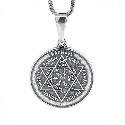 Medalik srebrny Siedmiu Archaniołów