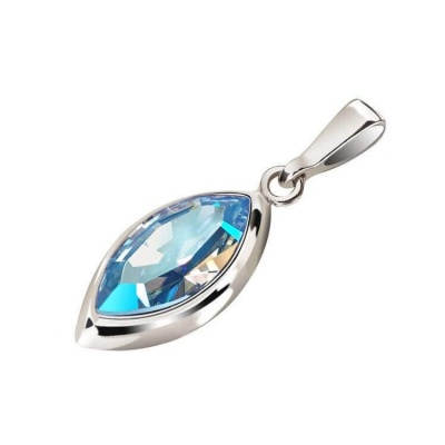 Zawieszka z kryształem Swarovski Light Sapphire Shimmer