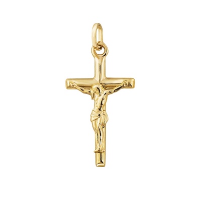 Krzyżyk złoty z Chrystusem