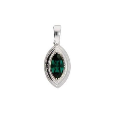 Zawieszka z kryształem Swarovski Emerald